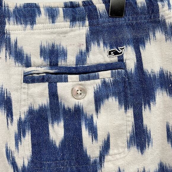 Vineyard Vines Drawstring Shorts - Blue/White - 2 - Picture 4 of 5